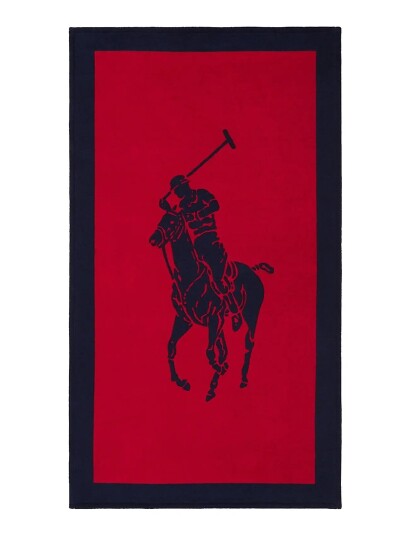 Ralph Lauren Home Polojacq Beach Towel Red 100X170CM