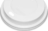 Drikkelåg Cpla Ø90xh20mm Til Kaffebæger Hvid Catersource,10 Ps X 100 Stk/Krt