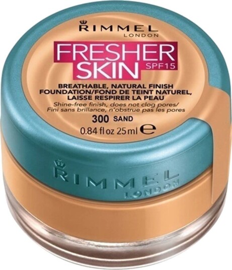 Rimmel Fresher Skin Foundation SPF 15 300 Sand 25 ml