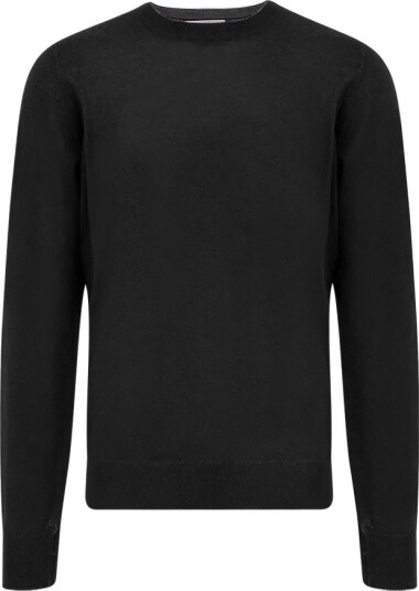 Brunello Cucinelli, Herre, Strikkevarer, Svart, XL,