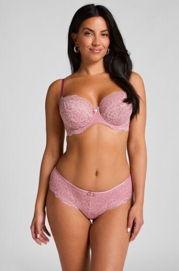 Hunkemöller Brasiliansk truse Marine Rosa