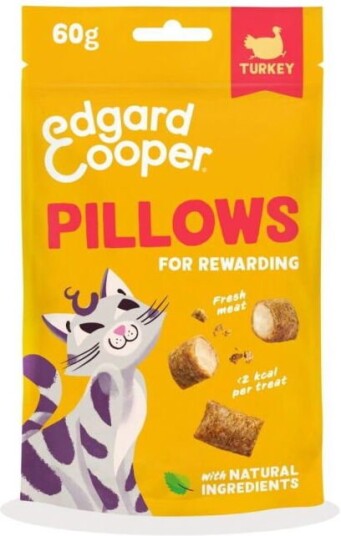 Edgard & Cooper™ Edgard&Cooper Pillows Kattgodis Kalkon & Kyckling 60 G