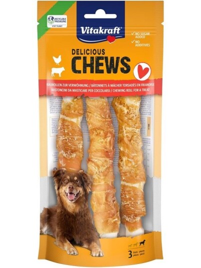 Vitakraft Deli Chews Tyggestenger Med Kylling L