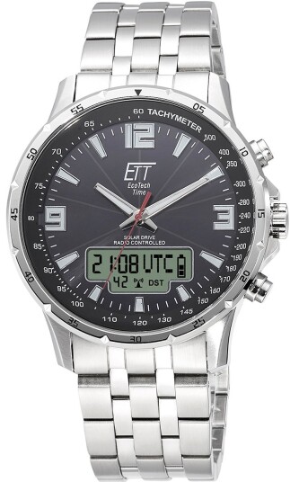ETT Eco Tech Time Herreklokke EGS 11551 21M Professional Sort/Stål