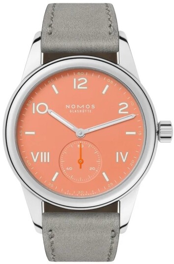 Nomos Glashütte Dameklokke N 714.GB Club Campus Orange/Lær Ø36 mm