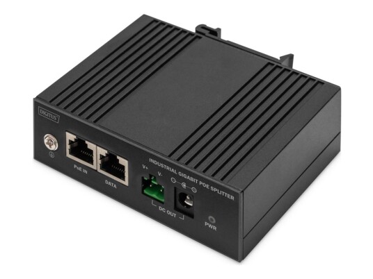 Digitus Poe Splitter Din Skinnemonterbar Gigabit Ethernet Industrial Dc 48 V 60 Watt DN 651140 Digitus Poe Splitter Din Skinnemonterbar Gigabit Ethernet Industrial Dc 48 V 60 Watt DN 651140
