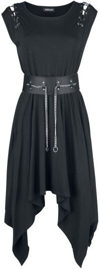 Jawbreaker Rockabilly Middellang kjole Vampire Midi Kjole S til 4XL Damer svart