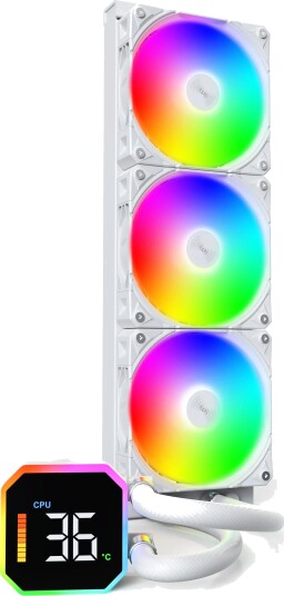 Montech HyperFlow Digital 360 Vannkjøling 12 cm Hvit