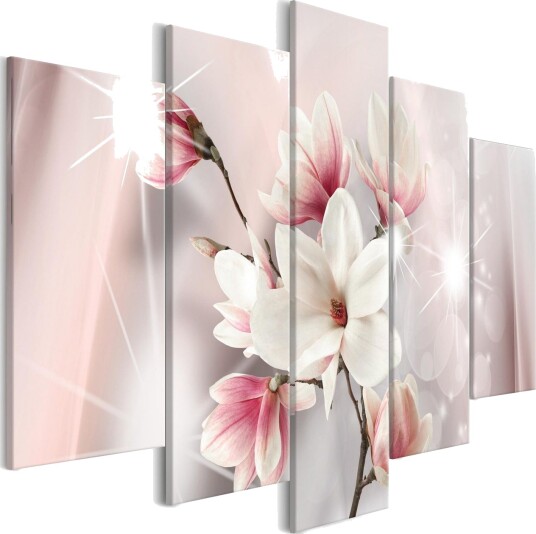 Bilde Dazzling Magnolias 5 Parts Wide 200x100 Artgeist sp. z o. o.