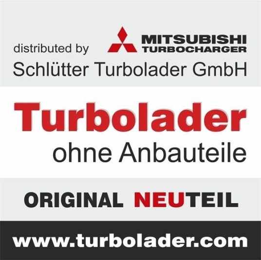 SCHLÜTTER TURBOLADER 196-03014 Turbolader