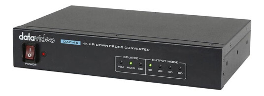 DataVideo DAC-45  4K Scaler 4K/HD/SD Up/Down Cross Converter