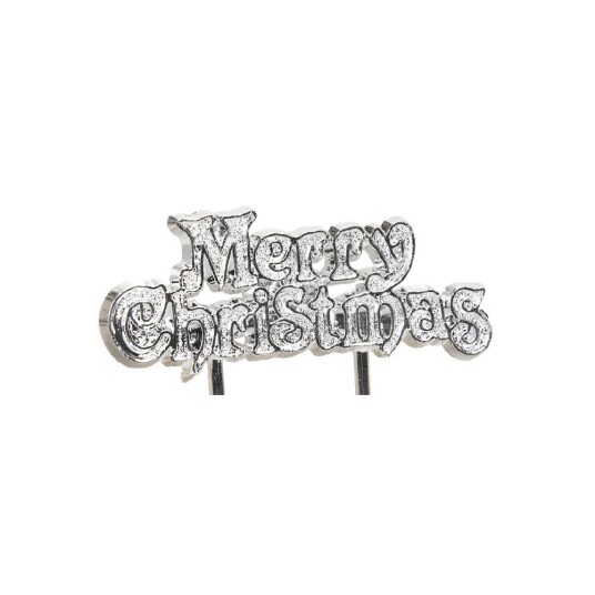 Kaketopp Merry Christmas Sølv 