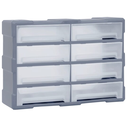 Sortimentskap Med 8 Store Skuffer 52x16x37cm Sortimentskap Med 8 Store Skuffer 52x16x37cm