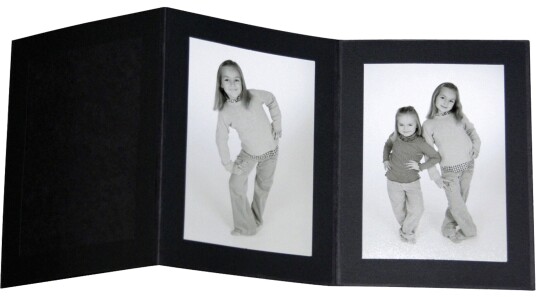Daiber Fotoramme med passepartout 13x18cm svart Daiber Fotoramme med passepartout 13x18cm svart