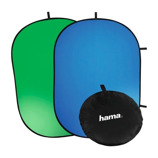 Hama "2in1" Folding Background Green/Blue 150 x 200 cm