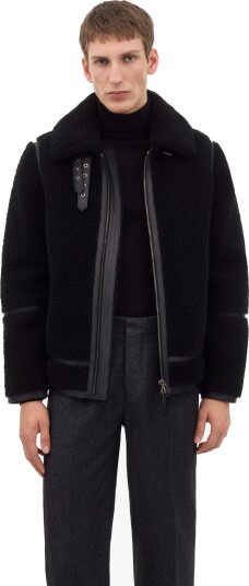 Tiger of Sweden Viggo Shearling Jacket Black