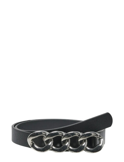 Kids Only Kogalma Chain Buckle Jeans Pu Belt Acc - Black - 75