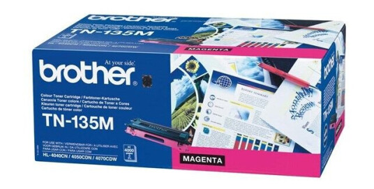 Brother TN135M Magenta - Laser toner Rød