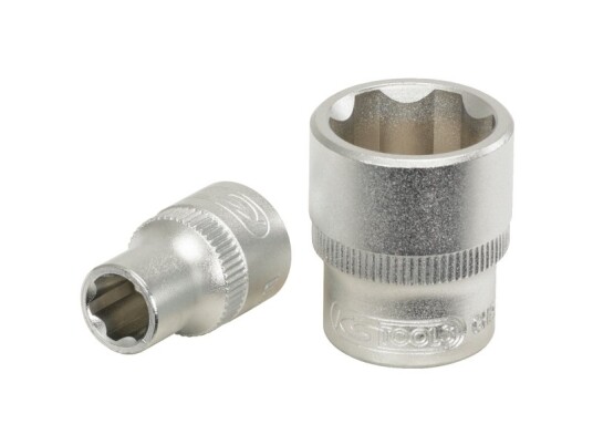 Ks Tools 911.3810, Stikkontakt, 3/8", 1 Hoder, 10 Mm, Kromvanadiumstål, Din 3120, Iso 1174, Din 3124, Iso 2725