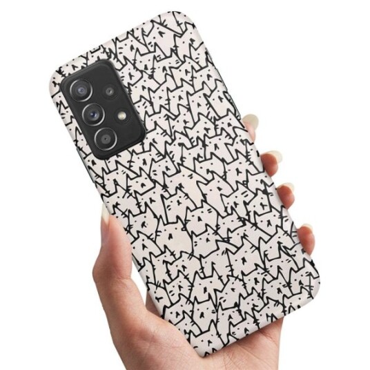 Samsung Galaxy A52/A52s 5G - Deksel/Mobildeksel Kattgruppe Multicolor