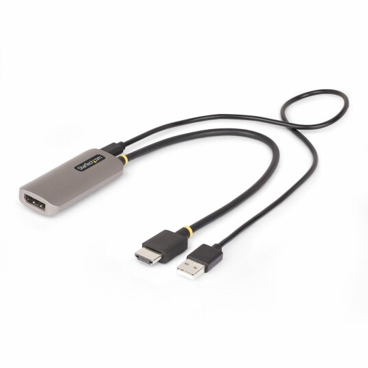 StarTech HDMI til DisplayPort Adapter 8K 60Hz 30 cm Aktiv Kabel - USB Strøm