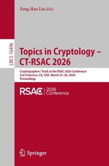 Topics in Cryptology – CT RSAC 2026