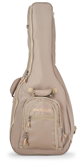 Rockbag Acoustic Guitar Gig Bag - Khaki Student Line Cross Walker