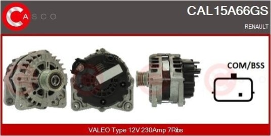 CASCO CAL15A66GS Dynamo CASCO CAL15A66GS Dynamo