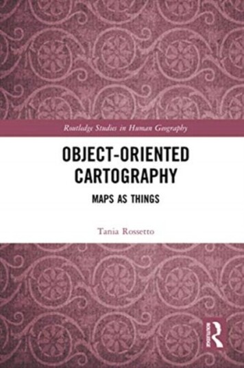 ObjectOriented Cartography Maps as Things