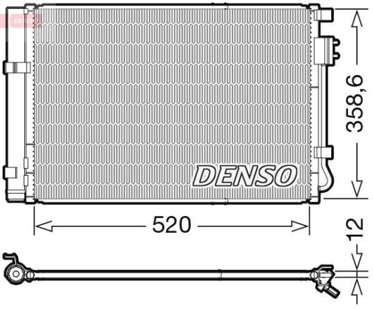 Kondensator DENSO DCN41011 Kondensator DENSO DCN41011
