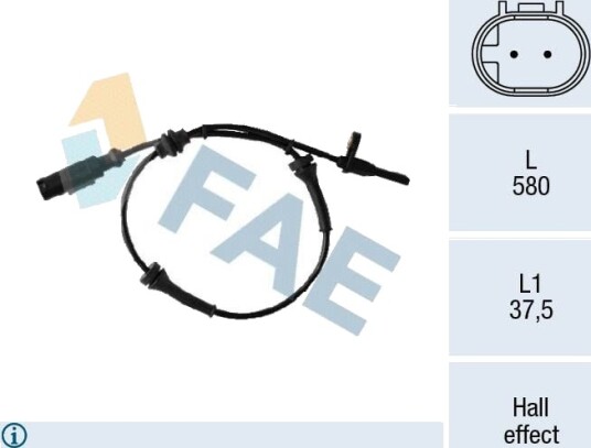 FAE 78307 Sensor ABS