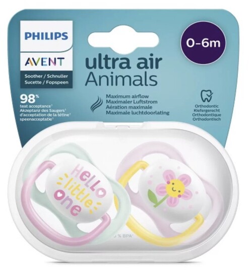 Philips Avent Ultra Air Comfort smokk 2 stk Bland