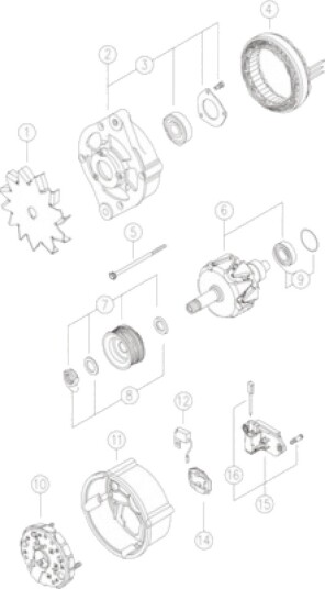 Dynamo MAHLE MG 24