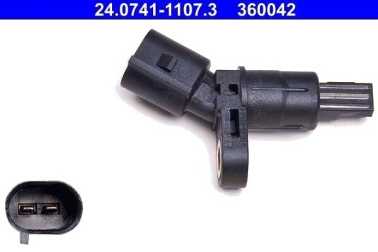 Sensor, ABS ATE 24.0741-1107.3