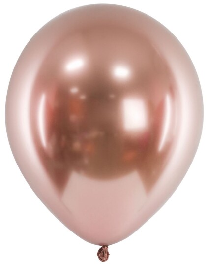 10 stk 30 cMetalliske Glossy Mirror Rosa Ballonger