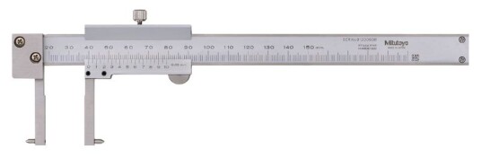Mitutoyo 536 146 Nonie Skyvelære Utoverpekende Spisser 20 150mm