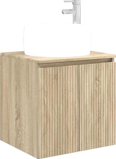 Vegghengt vaskeservant Sonoma eik 49,5 x 44,5 x 66 cm Vegghengt vaskeservant Sonoma eik 49,5 x 44,5 x 66 cm