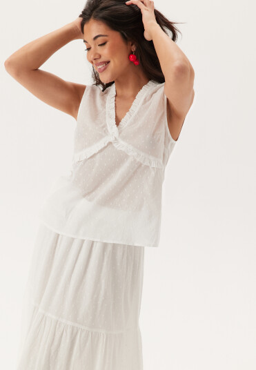 Happy Holly Cotton Dobby Dot Blouse Happy Holly Cotton Dobby Dot Blouse