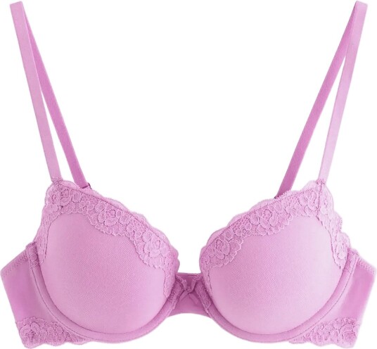 Lindex T Shirt Bra Purple 80 C