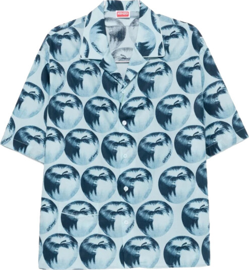 Kenzo Herre Skjorter Blå XL,