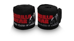 Gorilla Wear Boxing Hand Wraps, black, 3 m Gorilla Wear Boxing Hand Wraps, black, 3 m