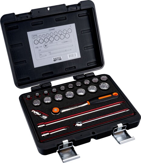 Bahco Pipenøkkelsett 7422Mbr
