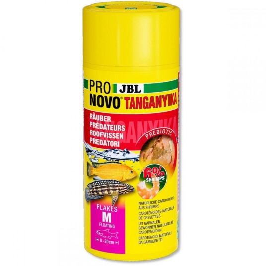 Jbl Novotanganyika Flakes M Fiskefôr 250 ml
