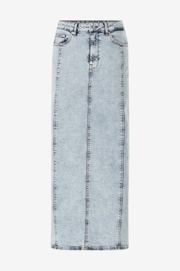 Gestuz   Denim skjørt TilliaGZ Long Skirt   Blå