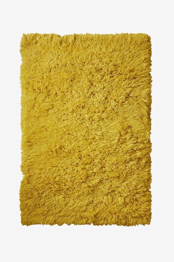 HKliving Fluffy teppe 150x240 cm Gul HKliving Fluffy teppe 150x240 cm Gul