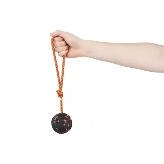 Non Stop Non stop Dog Ball On Rope 60mm OS OS Non Stop Non stop Dog Ball On Rope 60mm OS OS