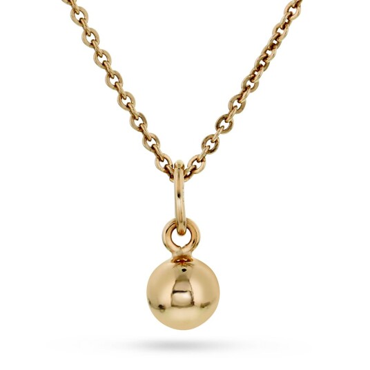 Pan Jewelry, Anheng i 925 rosèforgylt sølv med kule Pan Jewelry, Anheng i 925 rosèforgylt sølv med kule