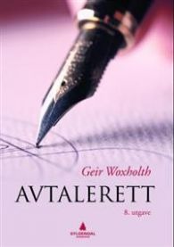 Avtalerett 8. utg Pent brukt bok med markeringer