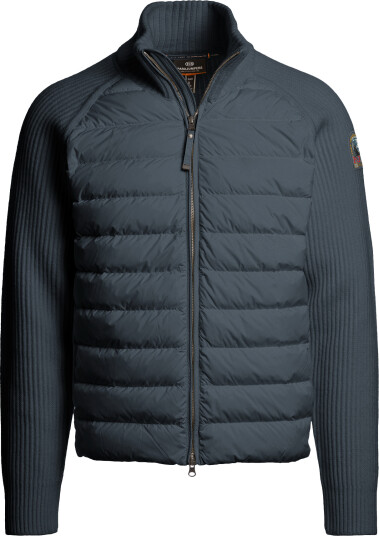 Parajumpers Men"s Olmo Hybrid Cardigan Nine Iron, XL