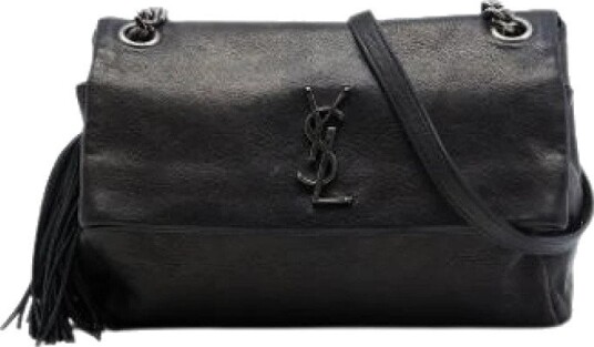 Yves Saint Laurent Vintage Dame Pre owned Svart ONE SIZE, Yves Saint Laurent Vintage Dame Pre owned Svart ONE SIZE,